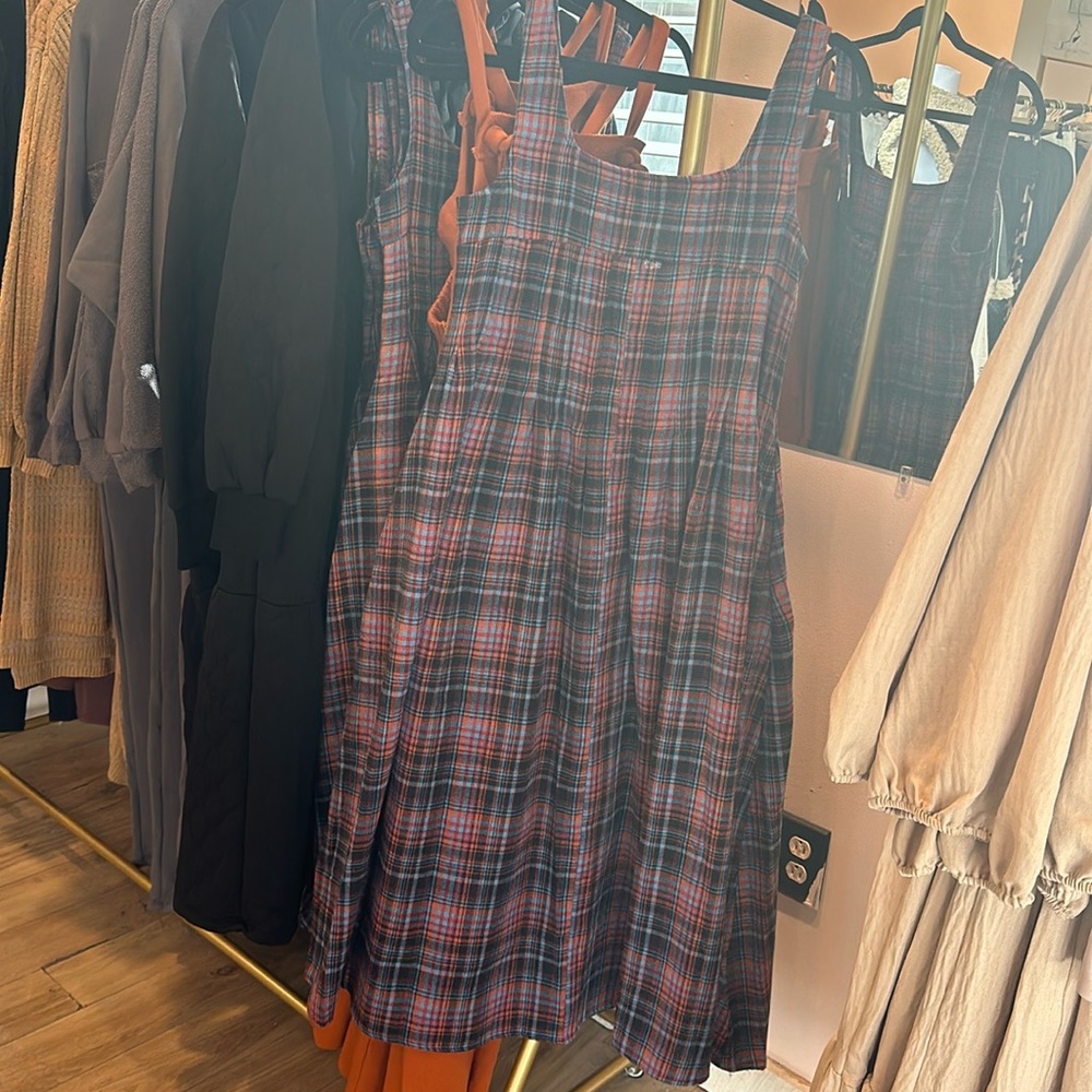 Lara Daisy Plaid Dress